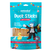 Duck stick dog treats